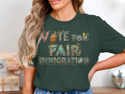 Vote for Fair Immigration Graphic Tee