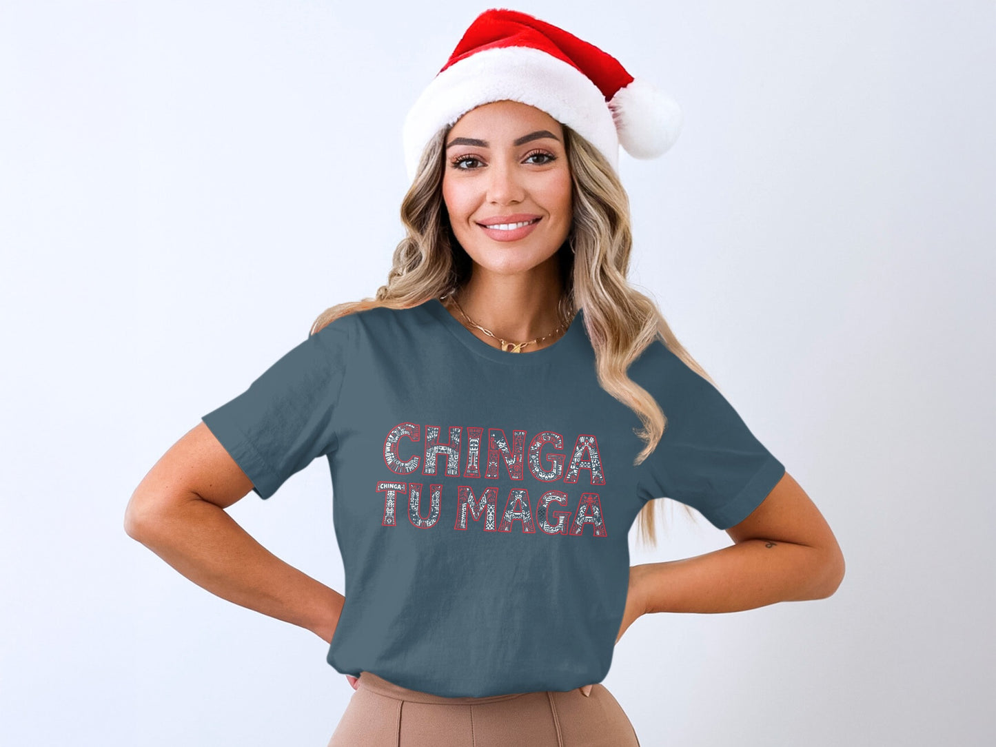 Chinga Tu Maga Statement Shirt Perfect for Holiday