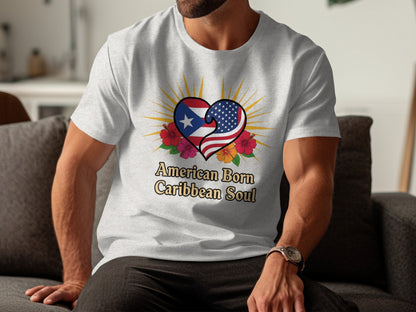 American Born Caribbean Soul Graphic T-Shirt