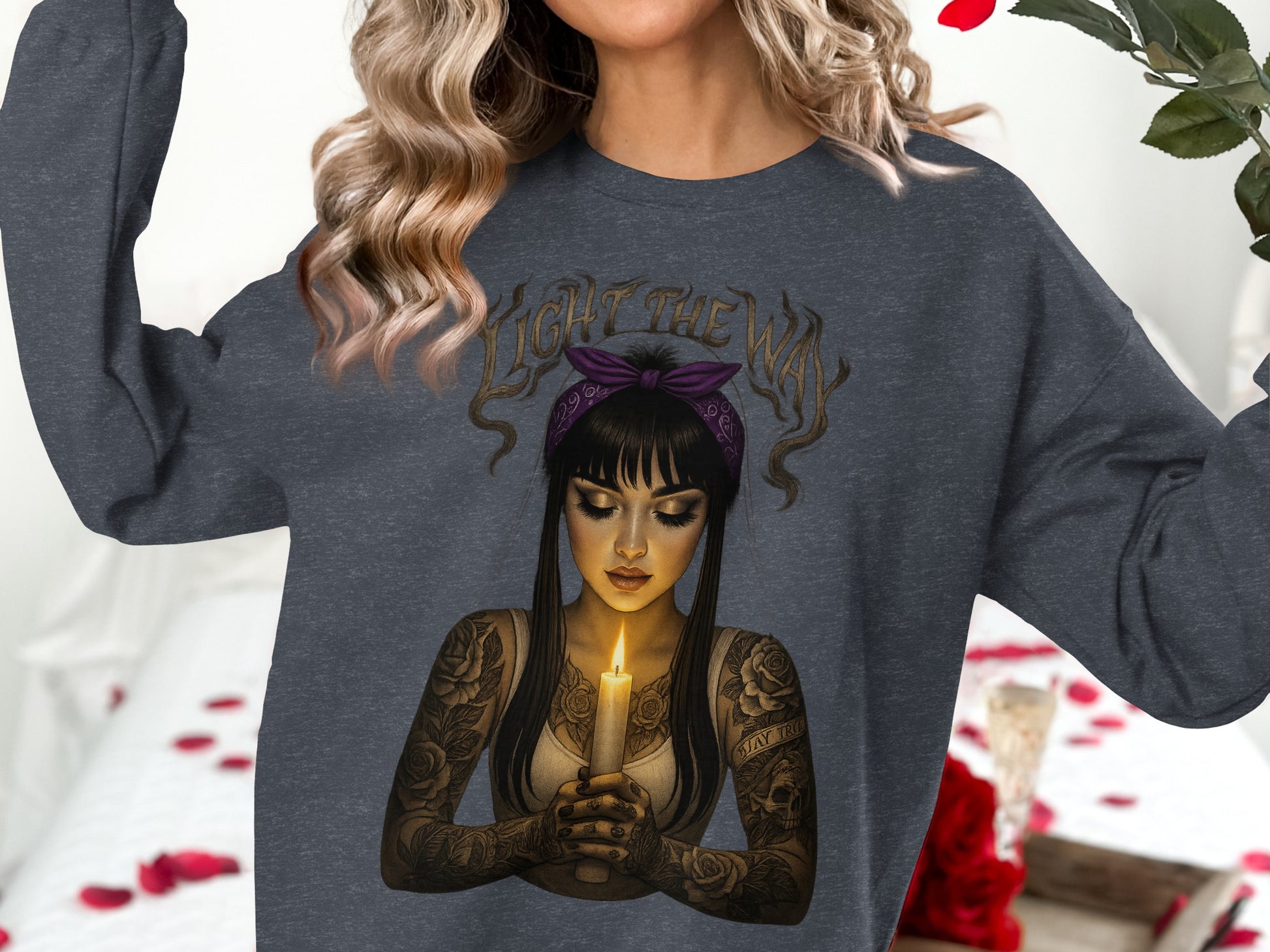 Light the Way Tattooed Candle Holder product type