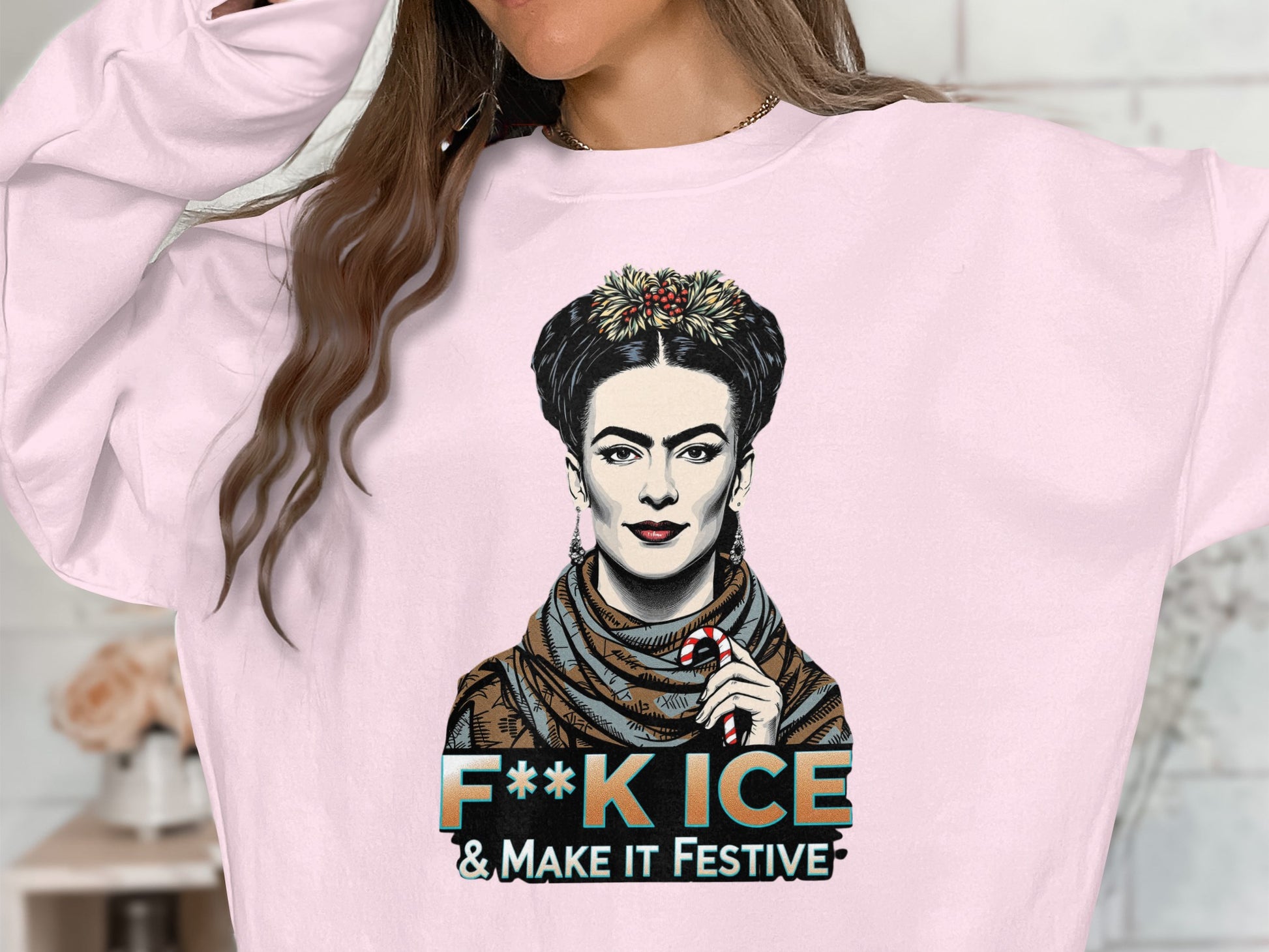 F*k Ice Make It Festive Graphic Sweatshirt