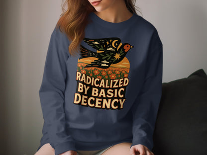Radicalized By Basic Decency Graphic Shirt