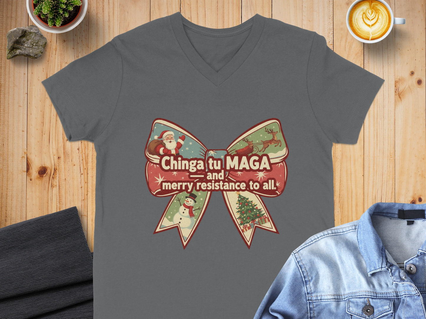 Chinga tu MAGA and Merry Resistance to All Tee
