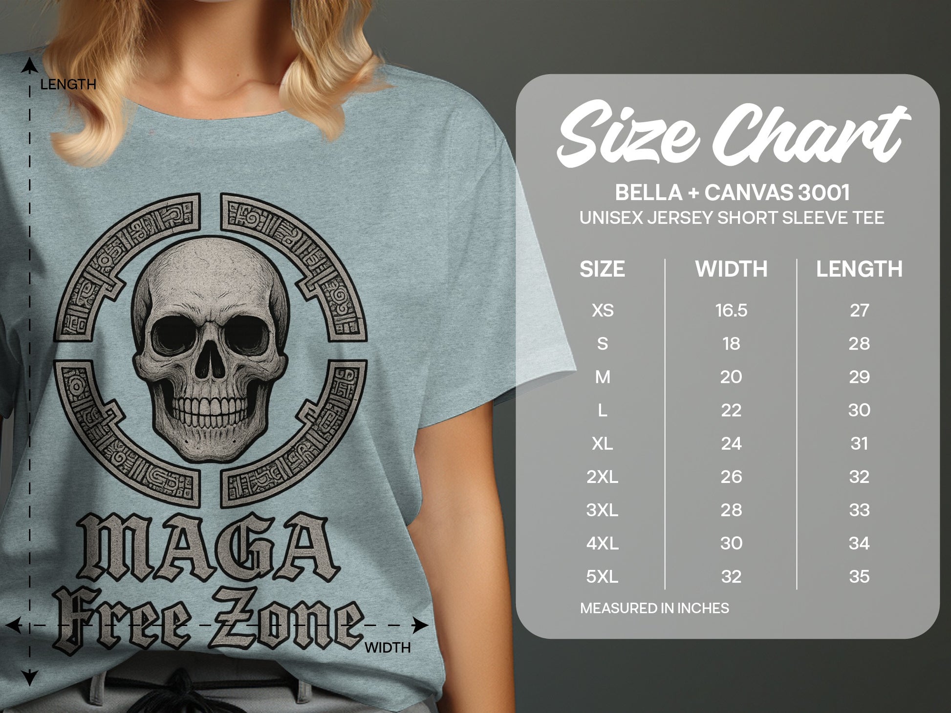 Skull Design Unisex Jersey Short Sleeve Tee