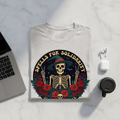 Spells for Solidarity Skeleton With Flowers product