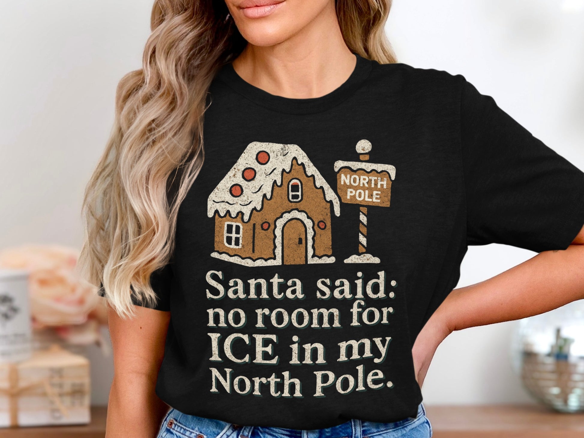 Santa Said No Room For Ice In My North Pole Shirt