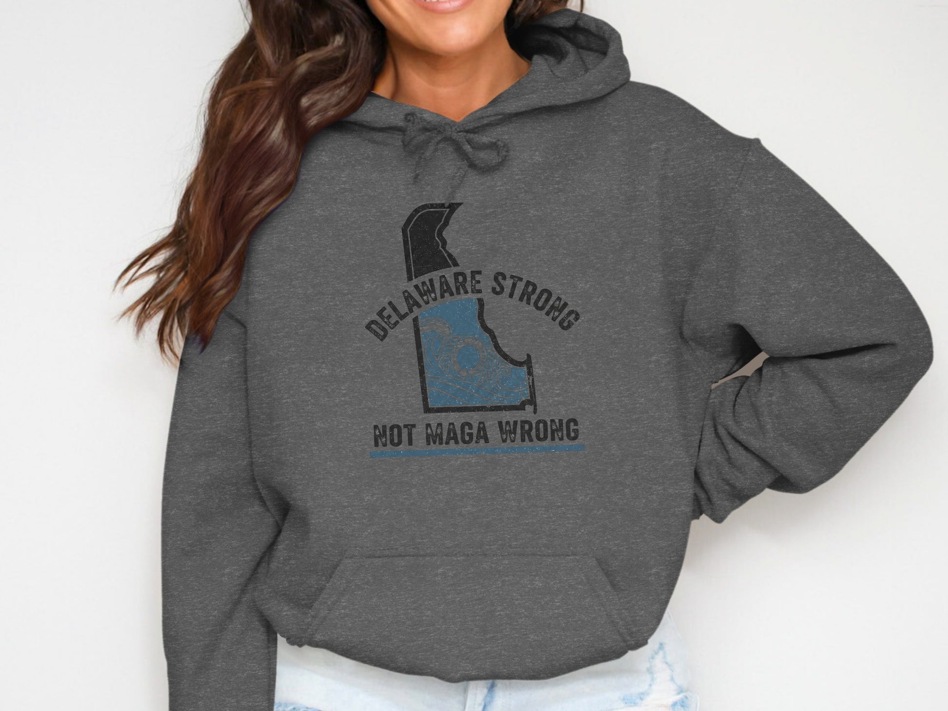 Delaware Strong Not Maga Wrong Hoodie product type