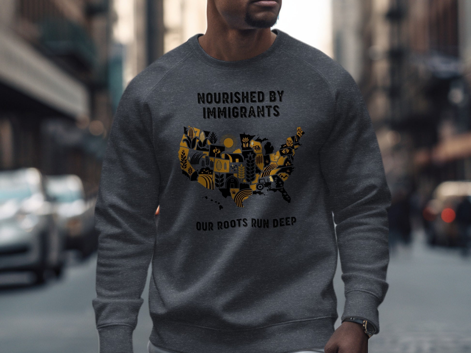 Nourished By Immigrants Our Roots Run Deep product type