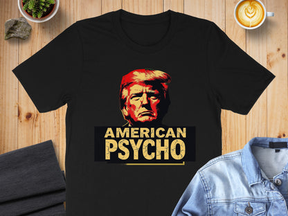 Bold American Psycho Graphic Print T-Shirt product