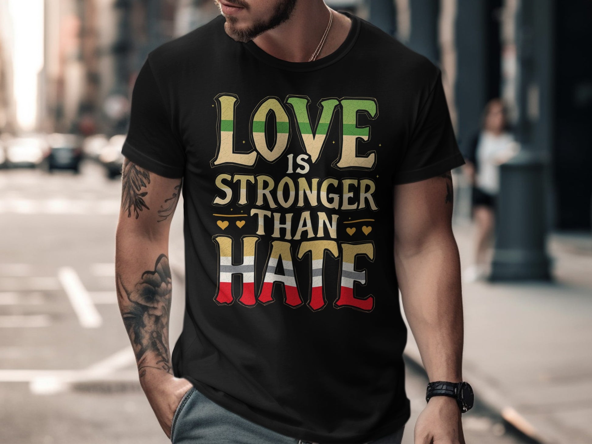 Love is Stronger Than Hate T-shirt product type
