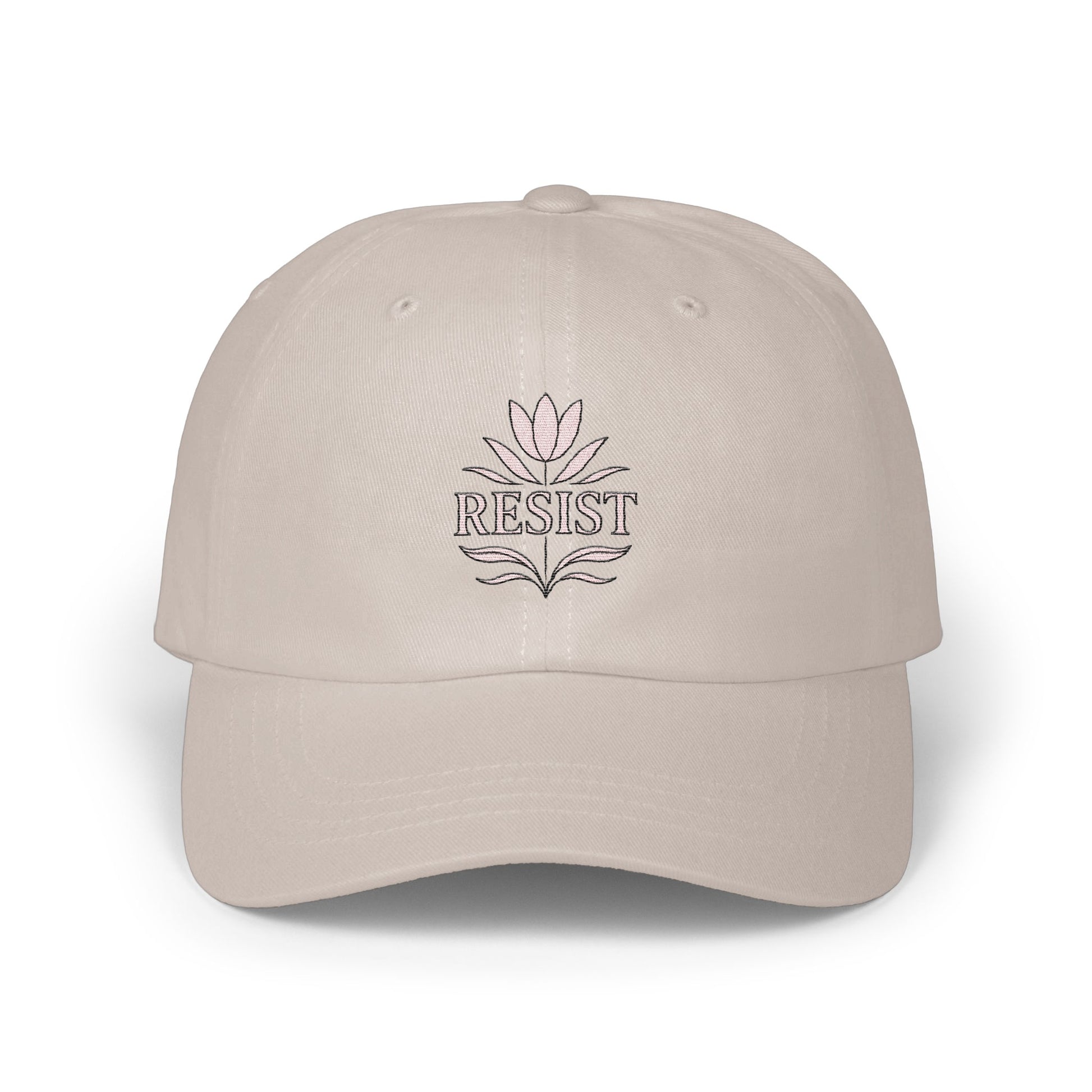 Resist Embroidered Cap Stylish Motivational Hat product