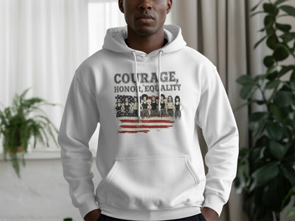 Courage Honor Equality Graphic Hoodie product type