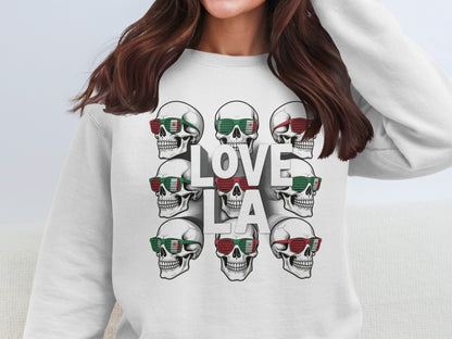 Love LA Skull Graphic Unisex Sweatshirt product