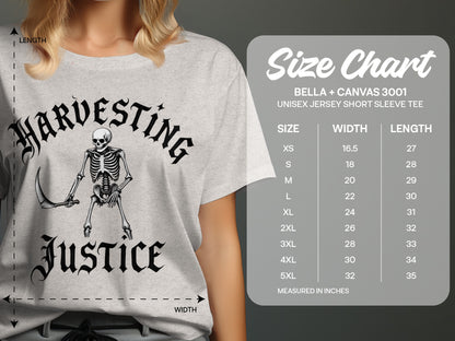 Harvesting Justice Skeleton Graphic Tee product