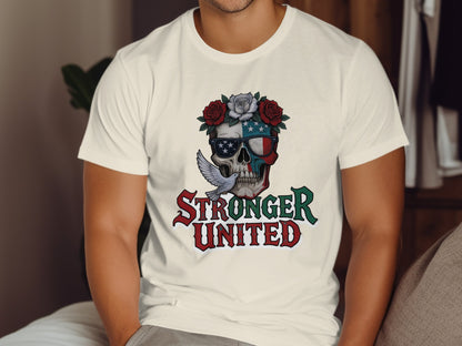 Stronger United Skull Graphic Tee Shirt product type