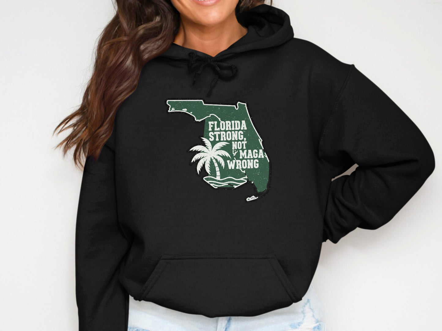 Florida Strong Not Maga Wrong Hoodie product