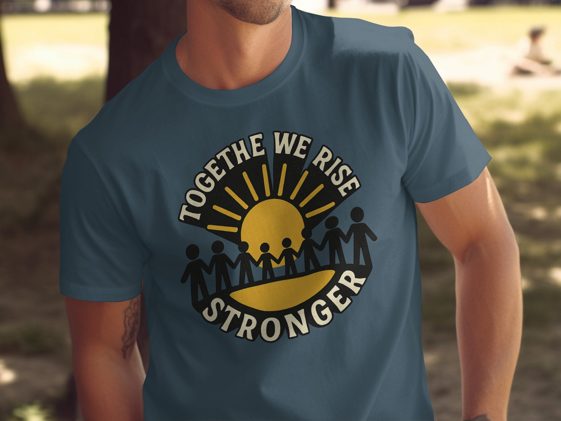 Together We Rise Stronger Motivational Shirt product
