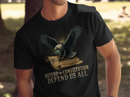 Defend the Constitution Defend Us All Eagle Shirt