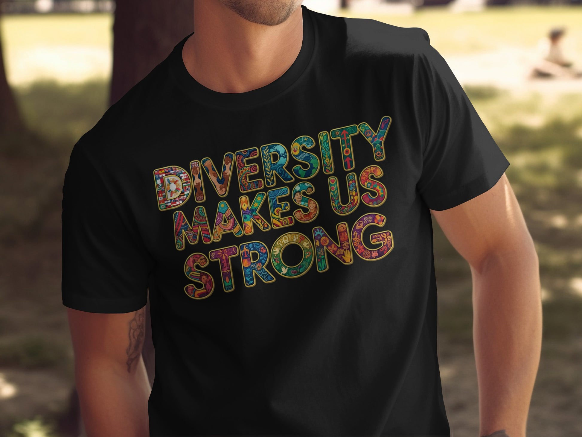 Diversity Makes Us Strong Statement Shirt