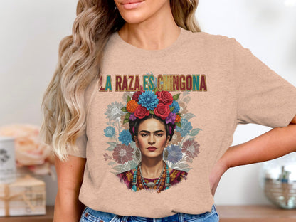 La Raza Es Chingona Graphic Tee Shirt