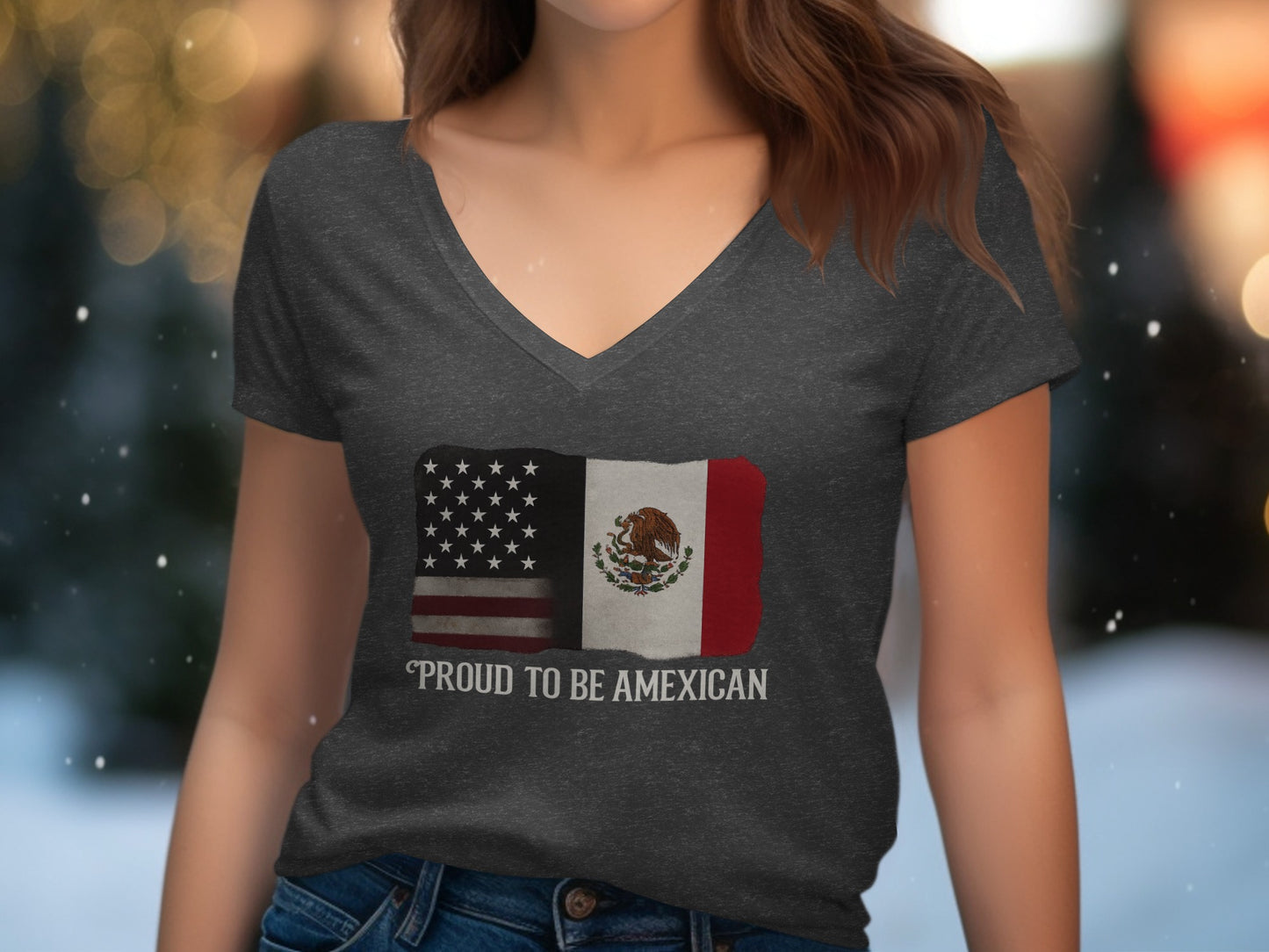 Proud to Be Amexican Flag Graphic Tee Shirt product type