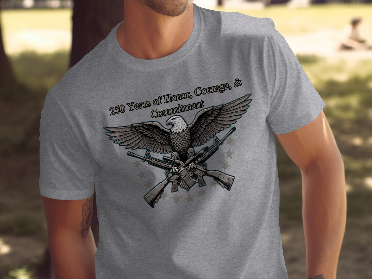 250 Years of Honor Courage and Commitment T-Shirt