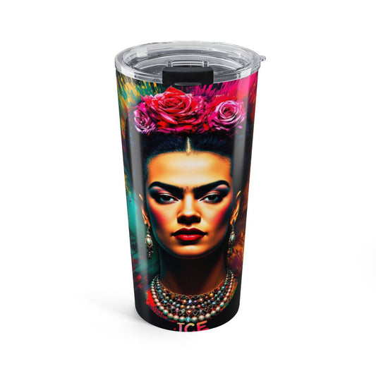 Artistic Frida Kahlo Portrait Insulated Tumblers