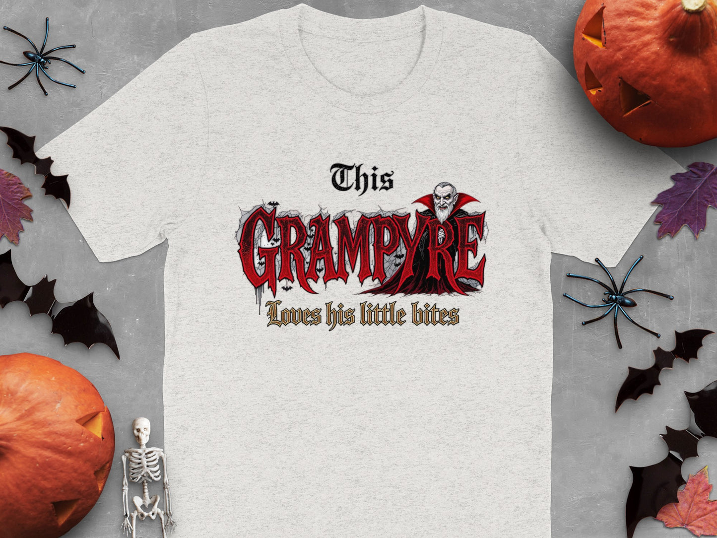 This GRAMPYRE Loves His Little Bites Anti Trump Latino T-Shirts