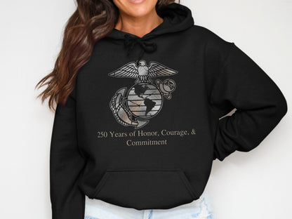 250 Years of Honor Courage and Commitment Hoodie