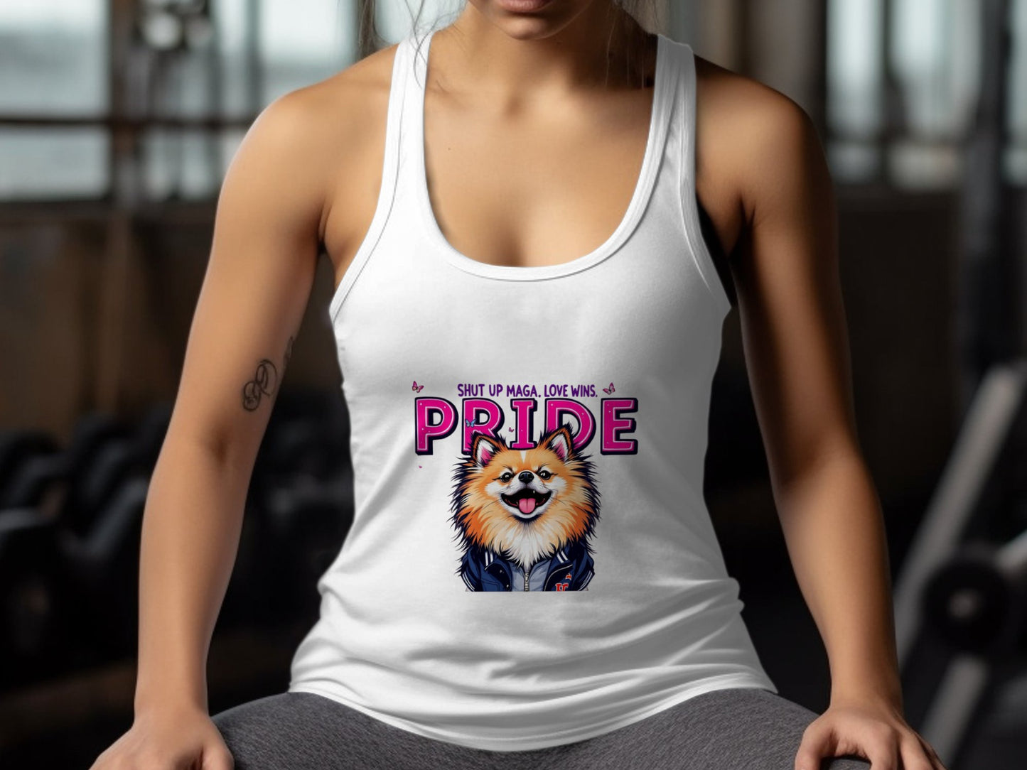 Shut Up MAGA Love Wins Pride Tank Top product