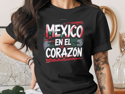 MEXICO EN EL CORAZON Graphic Printed T Shirt product