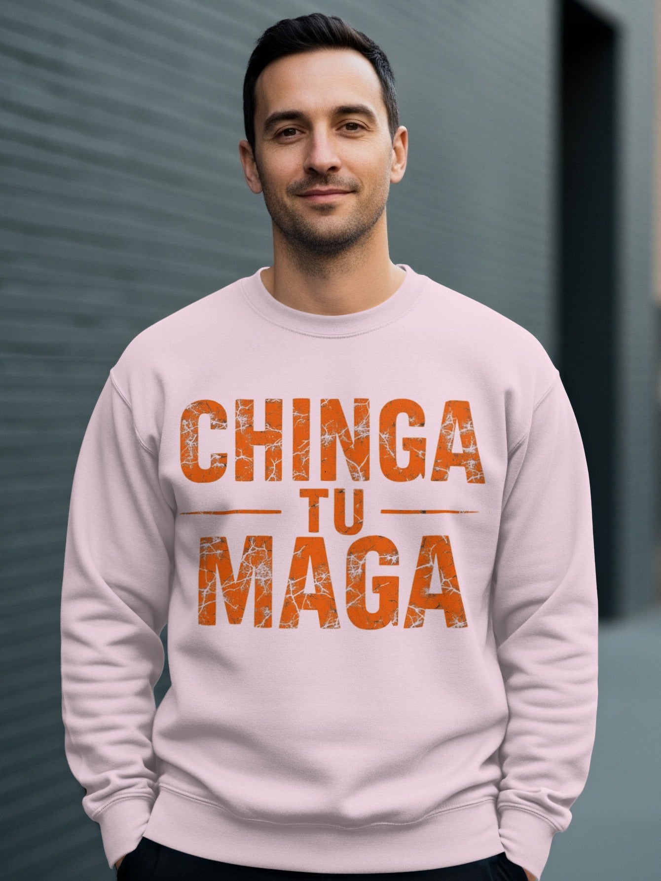 Chinga Tu Maga Graphic Sweatshirt Casual Streetwear