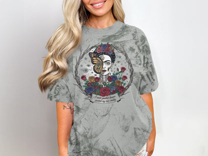 Artistic Graphic Tee with Inspiring Quote Design Shirt