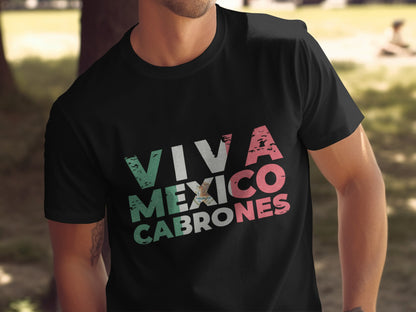 Viva Mexico Cabrones Graphic T-shirt product type