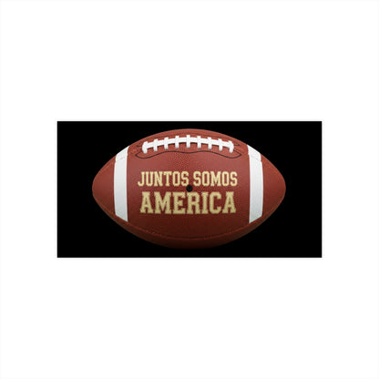 Juntos Somos America Football Motivational Art Print