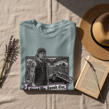 Stand Up Speak Out Graphic Tee Shirt
