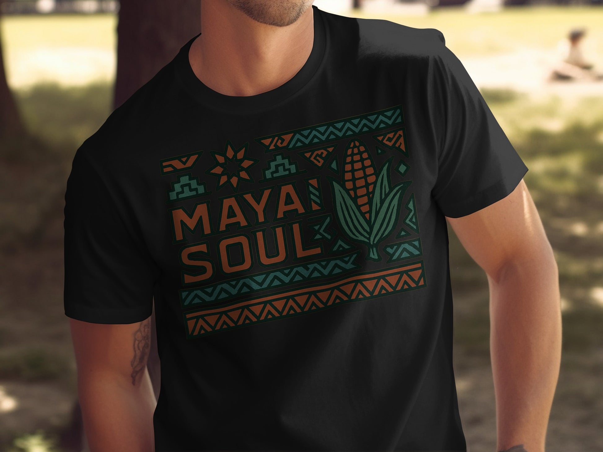 Maya Soul Graphic T-Shirt Unique Design Style product