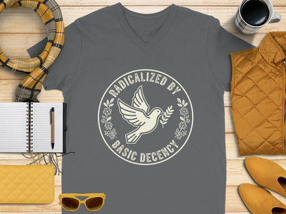Radicalized By Basic Decency Graphic Tee