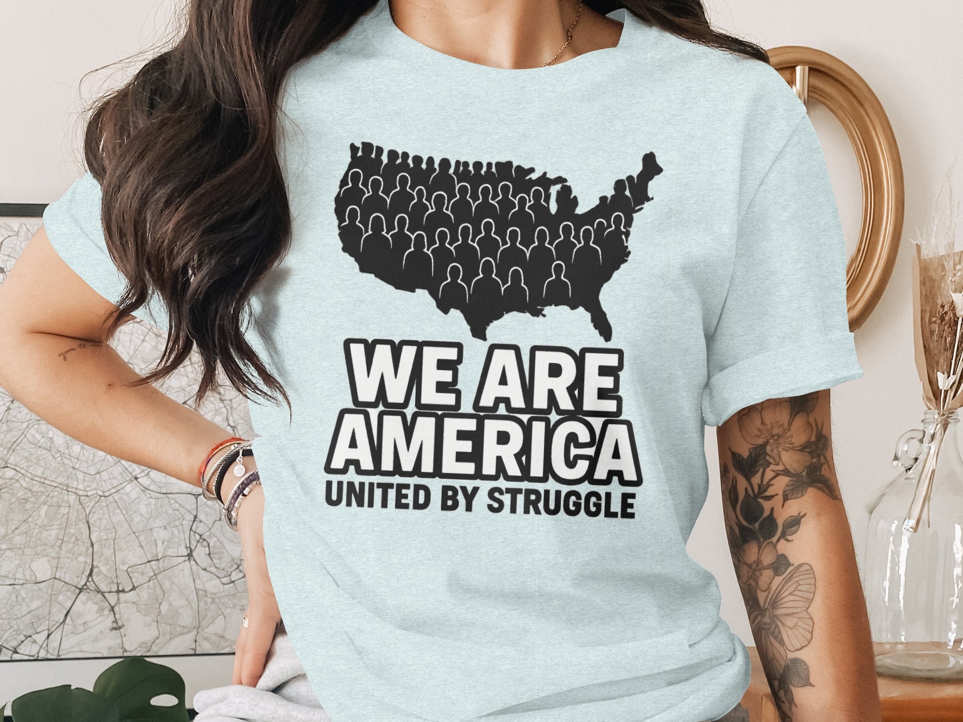 We Are America United By Struggle Graphic Tee product type