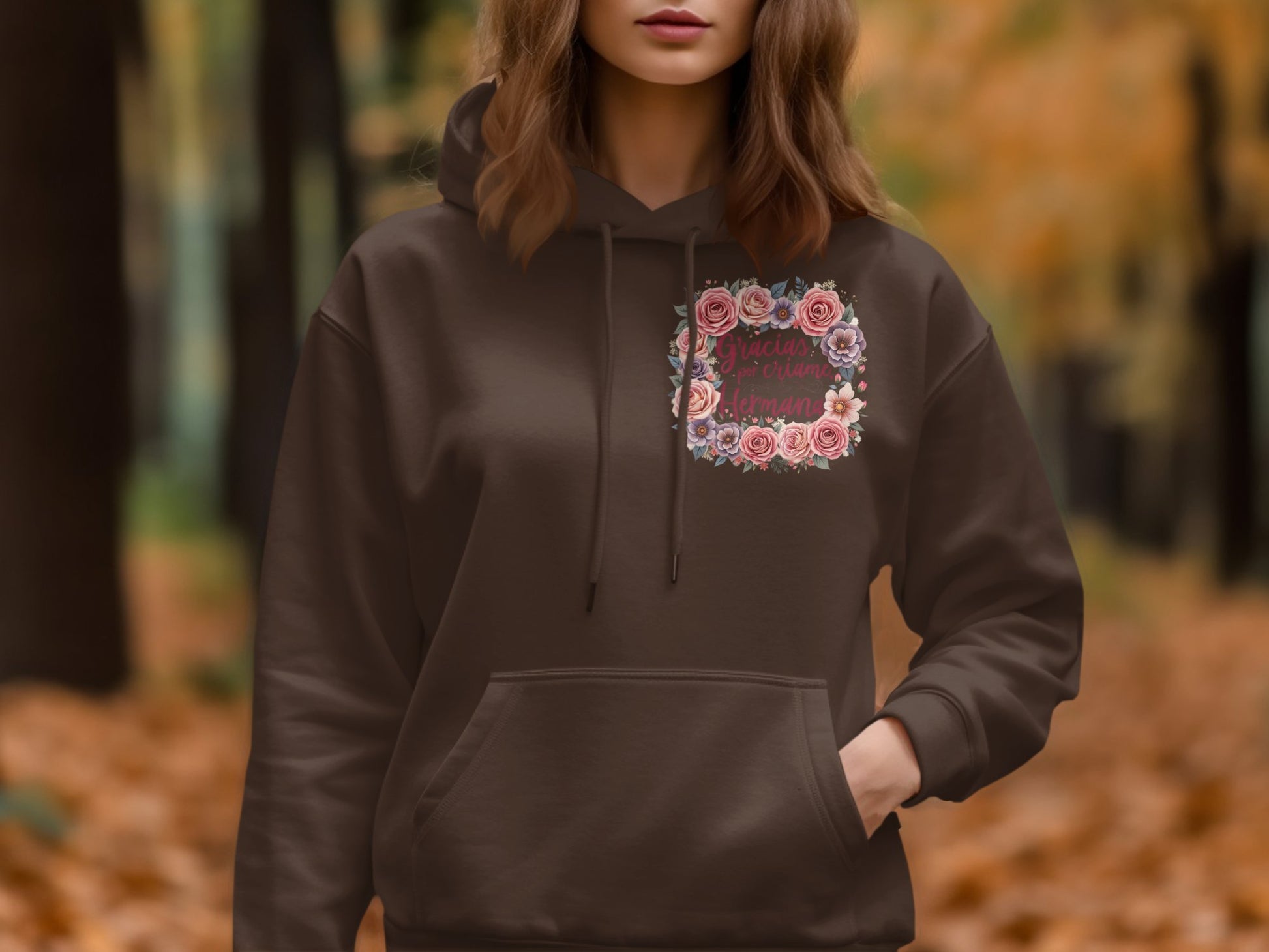 Gorgeous Autumn Floral Graphic Hoodie product type