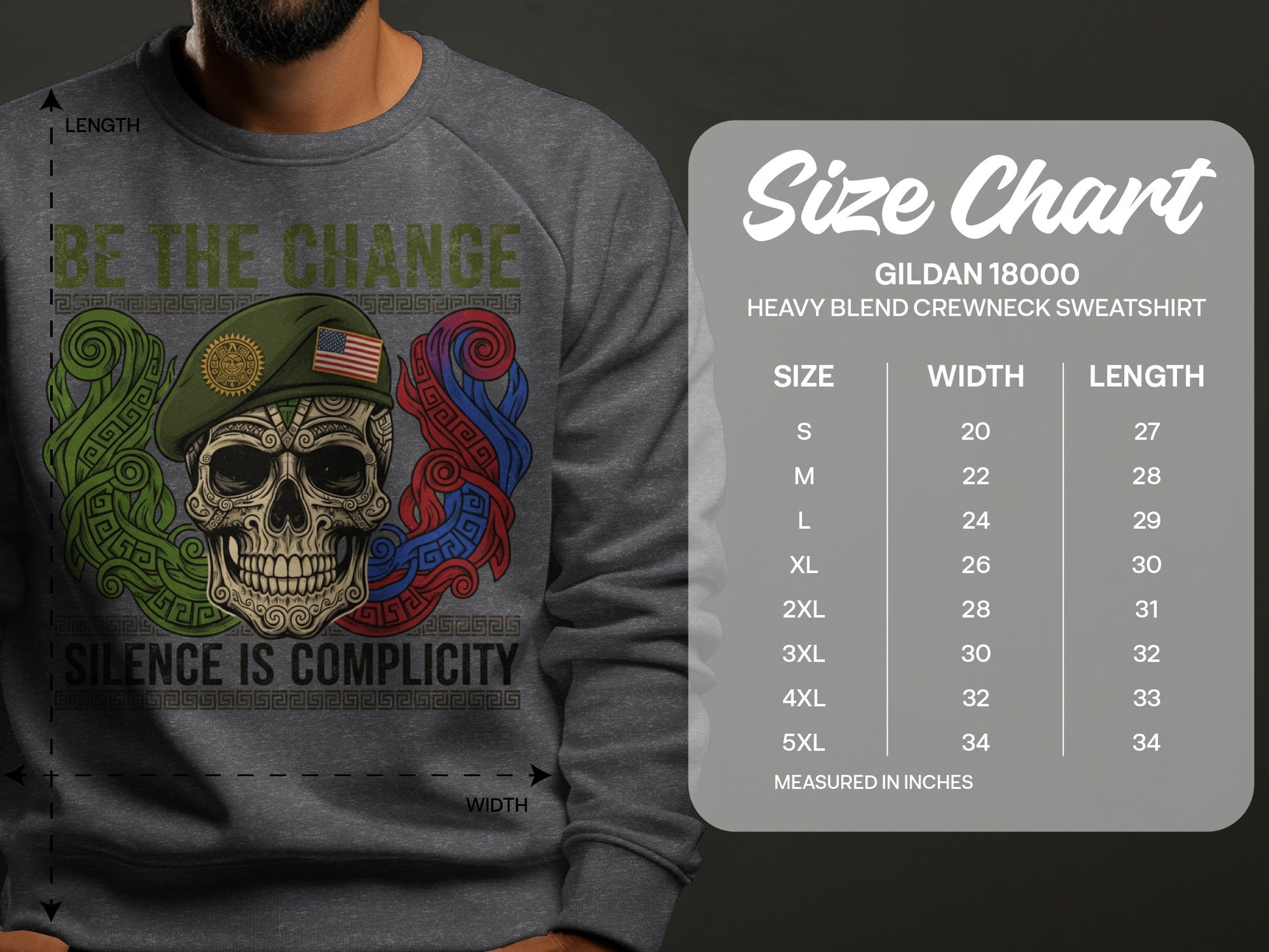 Be The Change Silence Is Complicity Sweatshirt