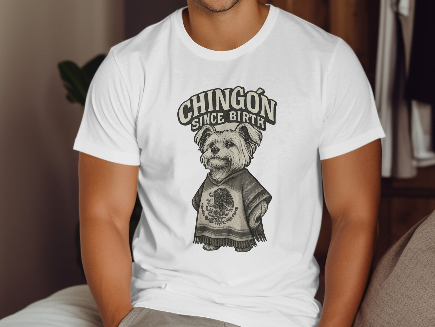 Chingón Since Birth Dog Graphic T-shirt product