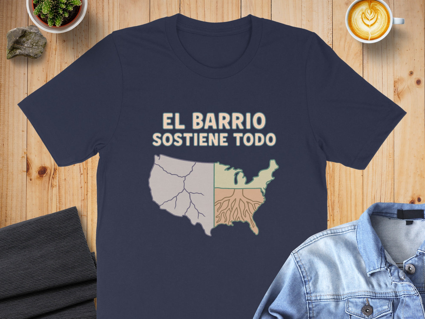 El Barrio Sostiene Todo Graphic Tee Shirt product type