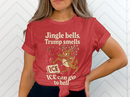 Jingle Bells Trump Smells Graphic Tee