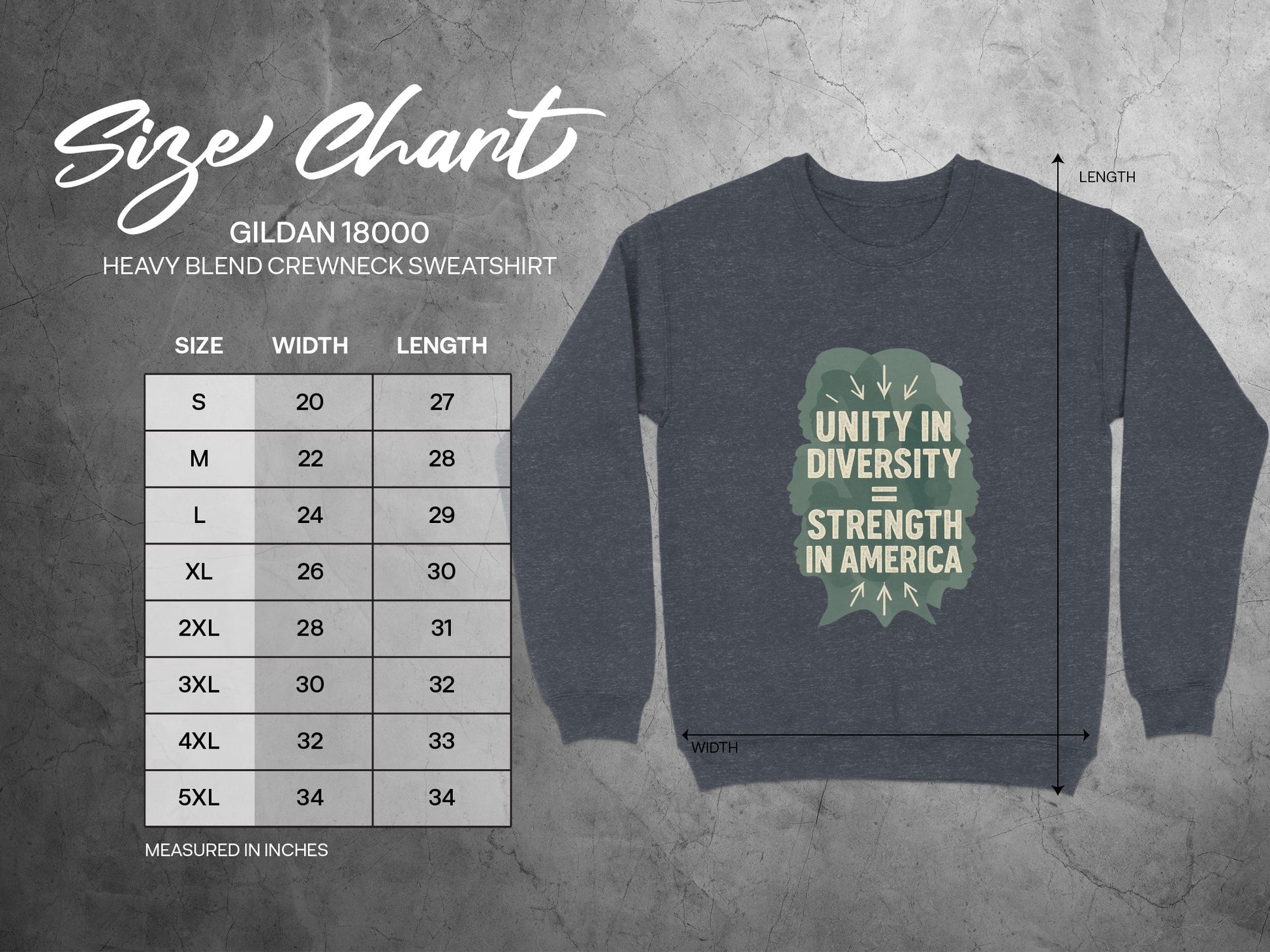 Unity in Diversity equals Strength in America product type
