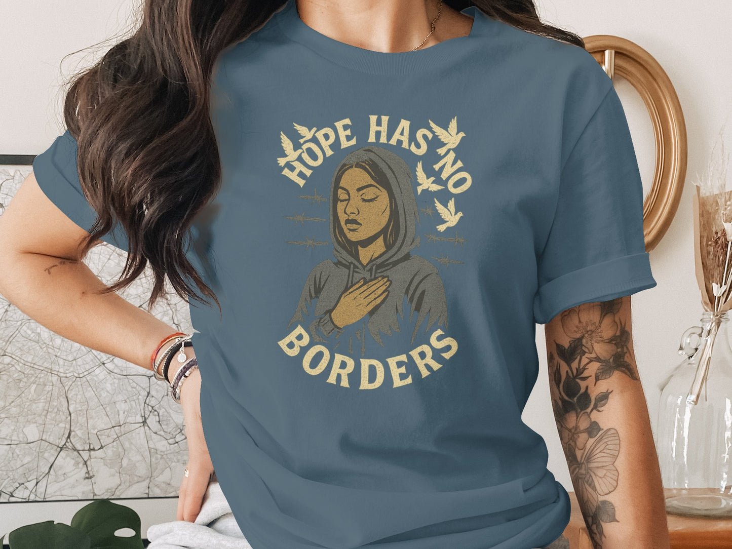 Hope Has No Borders Graphic T-shirt product type