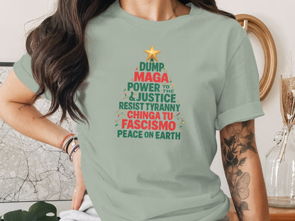 Christmas Peace On Earth Short Sleeve Tee