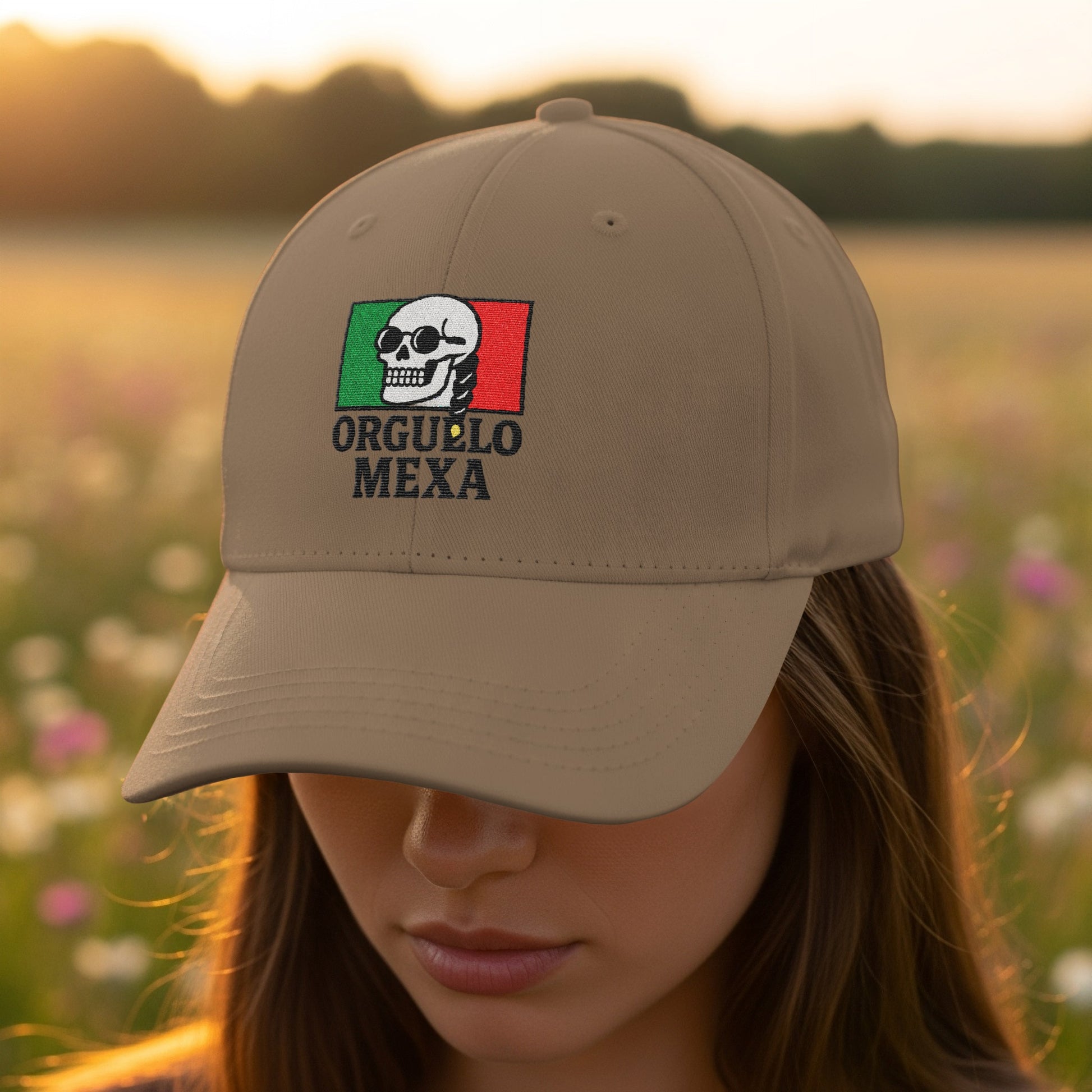 Orgullo Mexa Skull Logo Embroidered Cap product