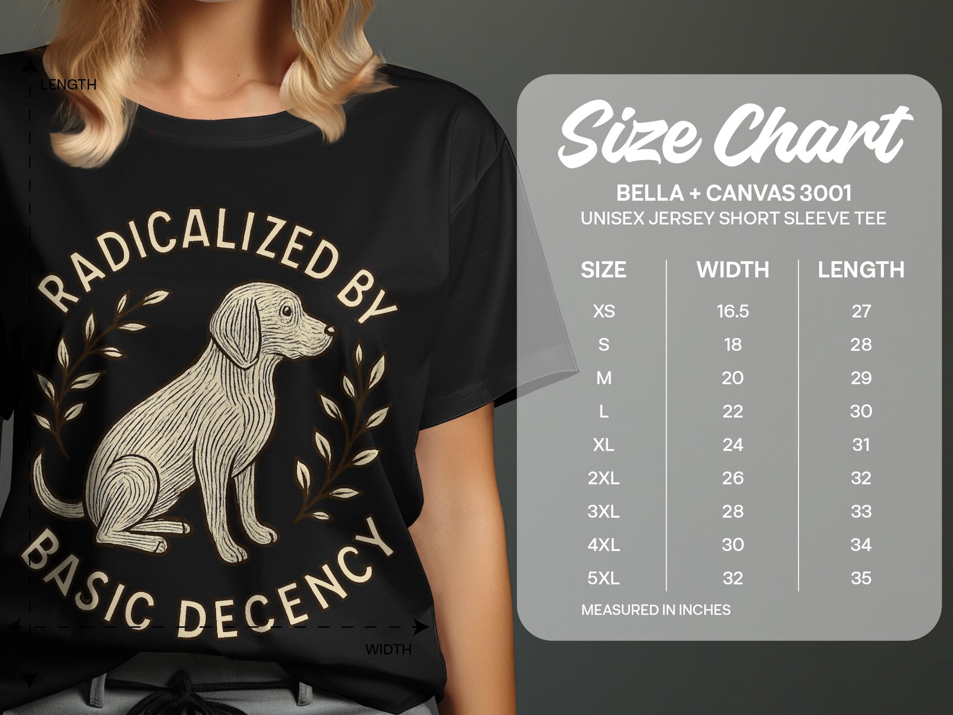 Radicalized By Basic Decency Unisex Jersey Tee product