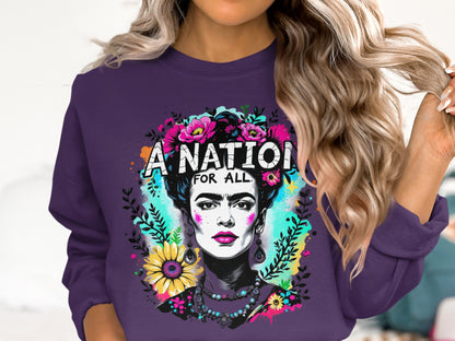 A Nation For All Graphic Sweatshirt Product